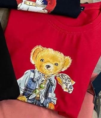 Big Fit Tuxedo Bear Tee for Women
