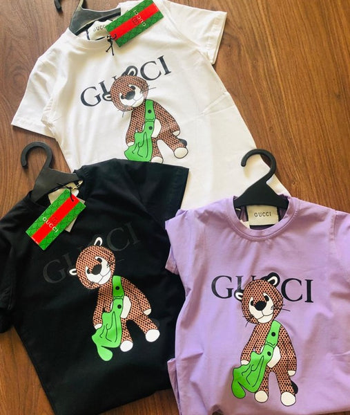 Premium Printed Teddy Bear T-shirt