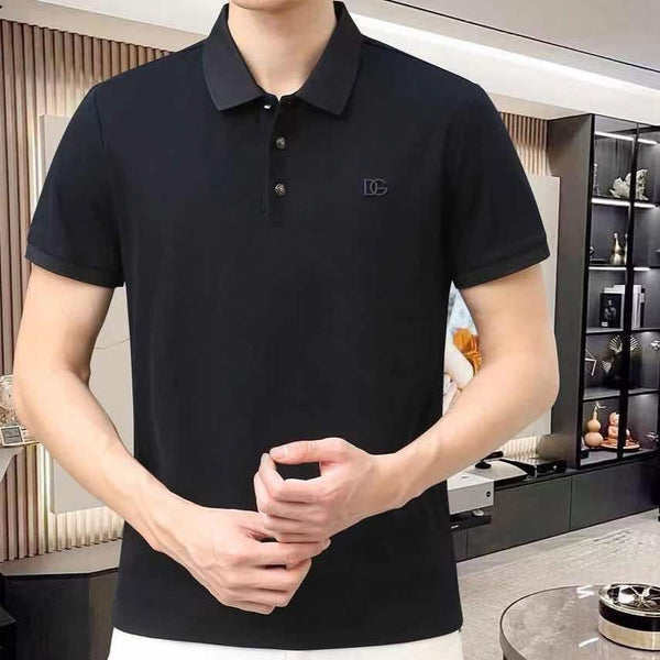 Branded  Embossed  Logo  Polo T-Shirt