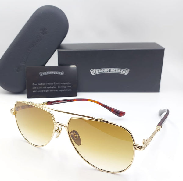 Luxury Pilot-Frame Sunglasses