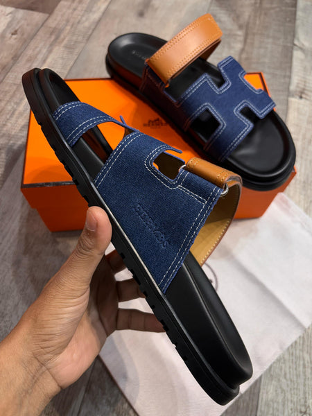 Premium Denim  H Cut Style  Slipper
