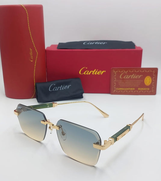 Branded Rimless Shaded Glass Sunglass For Women