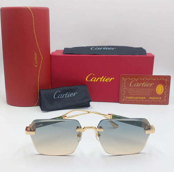 Branded Rimless Shaded Glass Sunglass For Women