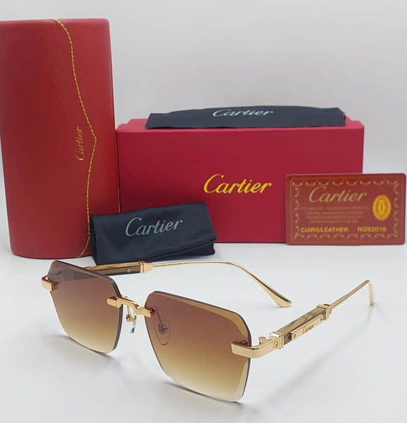 Branded Rimless Shaded Glass Sunglass For Women