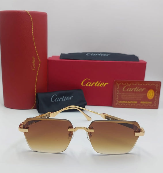 Branded Rimless Shaded Glass Sunglass For Women