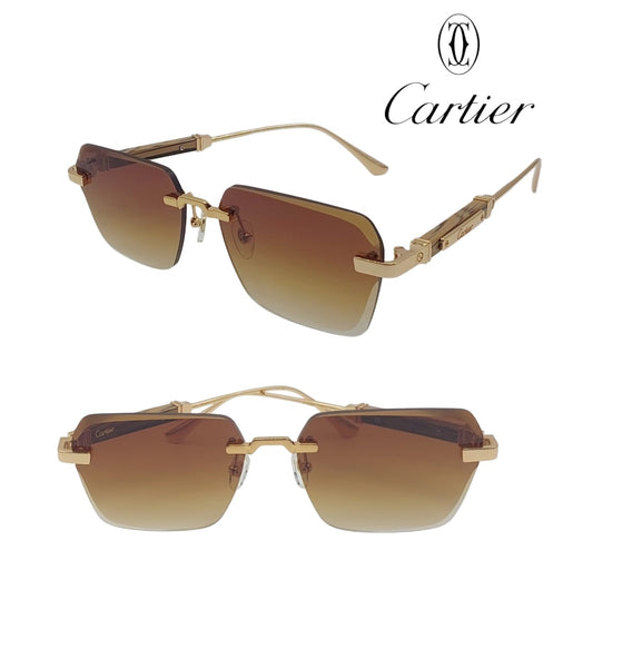 Branded Rimless Shaded Glass Sunglass For Women
