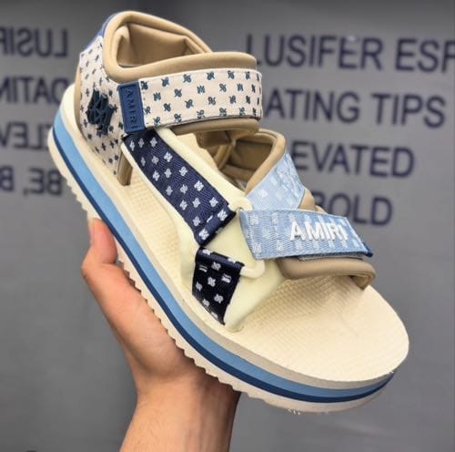 Premium Brand Blue & White Beach  Sandal  For Men