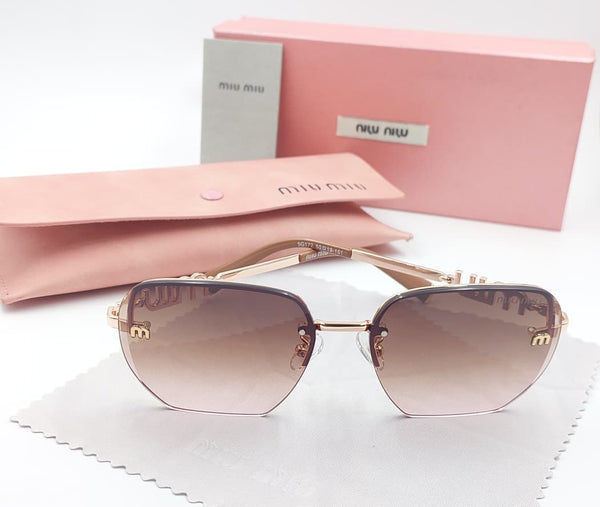 Luxury  Rimless Shaded Sunglass For Women