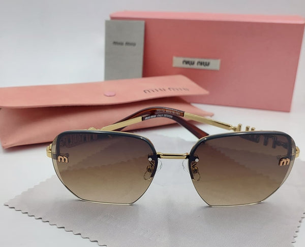 Luxury  Rimless Shaded Sunglass For Women
