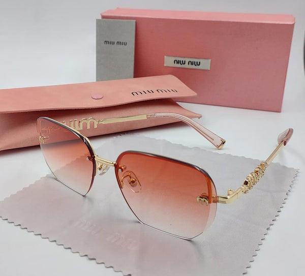 Luxury  Rimless Shaded Sunglass For Women