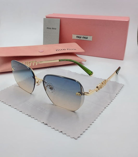 Luxury  Rimless Shaded Sunglass For Women