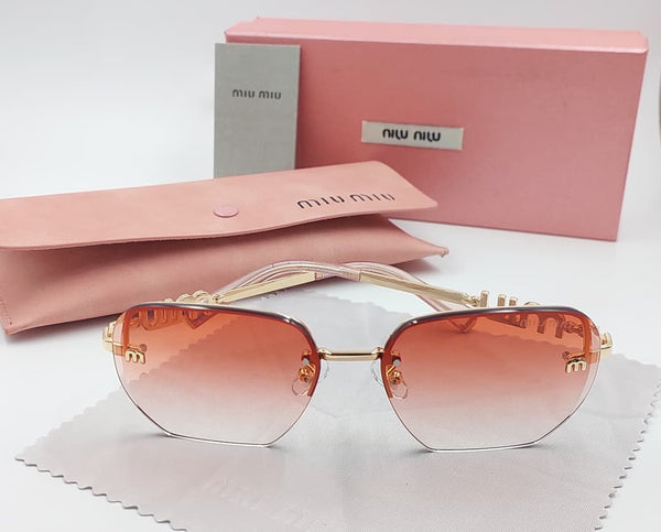 Luxury  Rimless Shaded Sunglass For Women