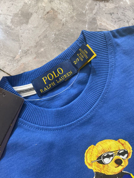 Premium Bear Printed tee and Shorts Combo   For Kids