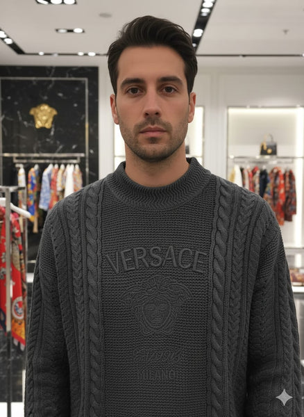 Medusa Cable-Knit Sweater