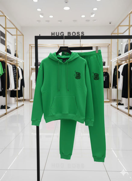 Premium Green Hoodie & Jogger Tracksuit for Everyday Comfort