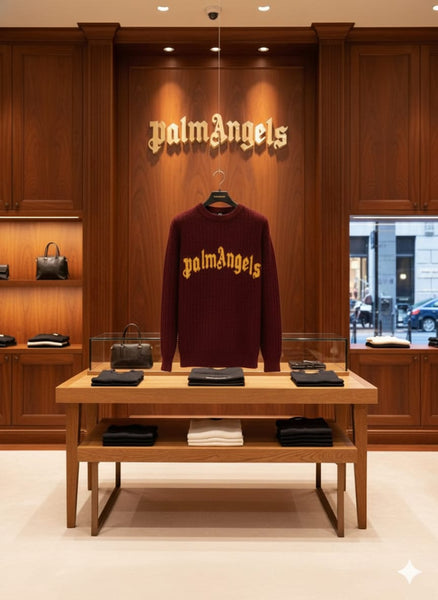 Burgundy Logo Knit Sweater Premium Streetwear Essential