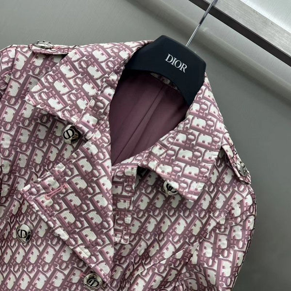 Elegant Designer Printed Trench Coat for Women
