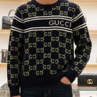 Luxury GG Monogram  Pullover  For Men