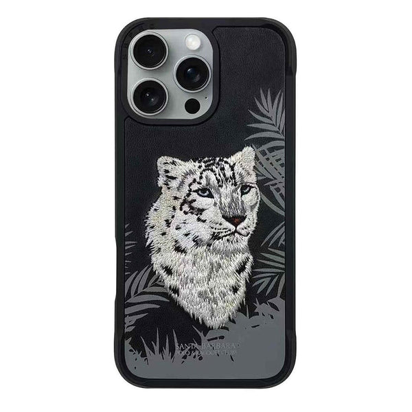 Santa Barbara Savanna Series Leopard Leather Case for iPhone 16 Series