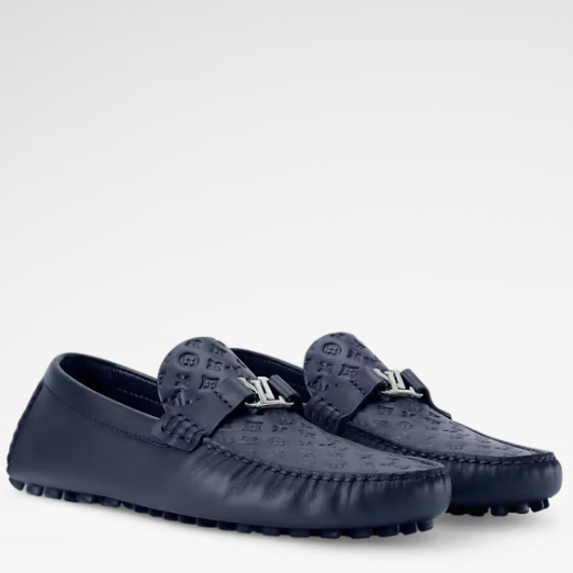 Luxury Monogram Tassel Loafers – Premium Leather Slip-On Shoes