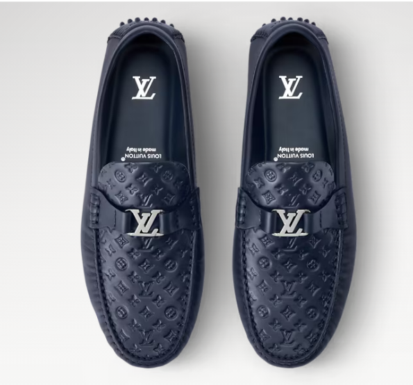 Luxury Monogram Tassel Loafers – Premium Leather Slip-On Shoes