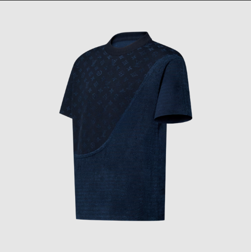 Men’s Premium Navy Blue Printed Regular Fit T-Shirt