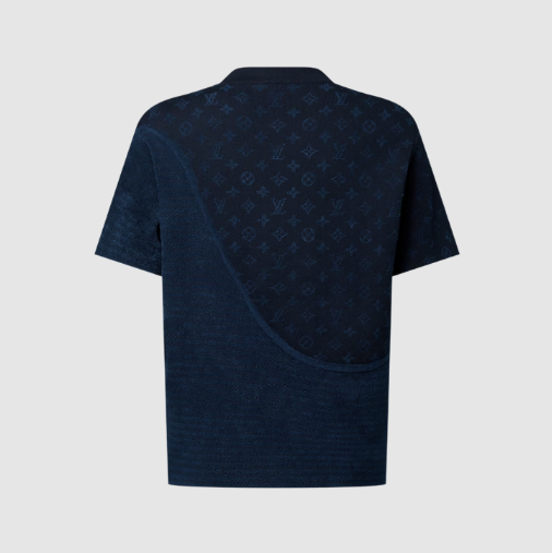 Men’s Premium Navy Blue Printed Regular Fit T-Shirt