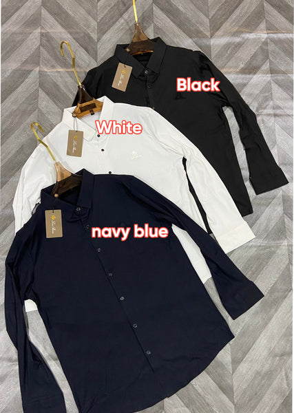 Premium Embroidered Logo Full Sleeve Polo Shirt for Men