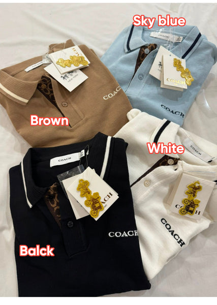 Men Premium Embroidered Logo Polo Shirt  Stylish Designer Half Sleeve T-Shirt