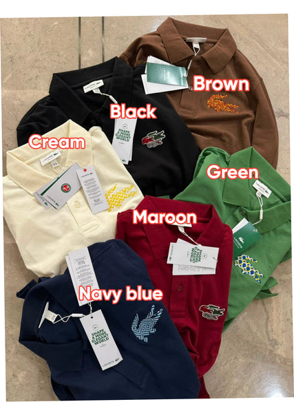 Men’s Premium Brand  Logo Polo T-Shirt – Classic Casual Style