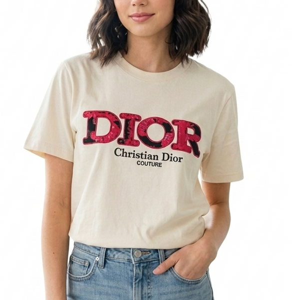 Women Premium Graphic Print Crew Neck T-Shirt – Soft Casual Half Sleeve Tee