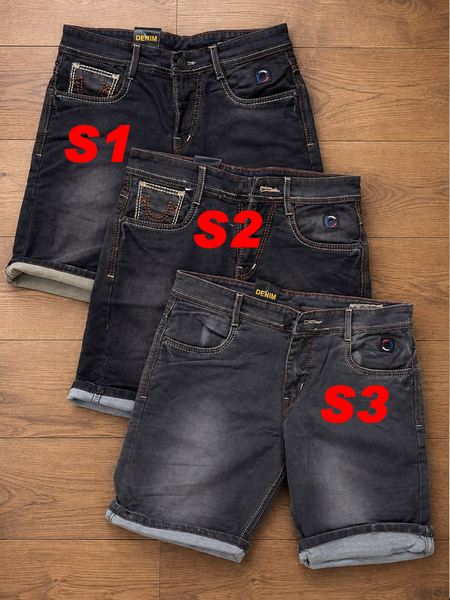 Premium Denim Half Jeans For Men