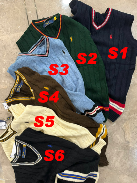 Men Cable Knit V-Neck Sweater Vest