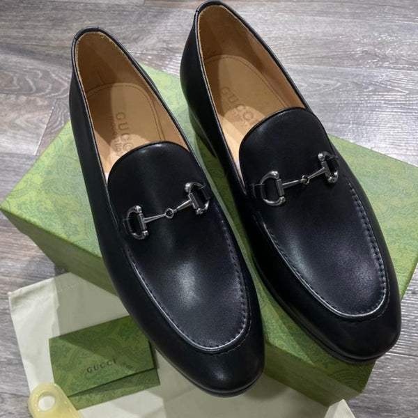 Formal Slip-On Black Leather Shoes