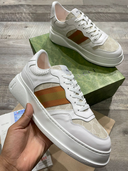 Premium Print White Sneakers