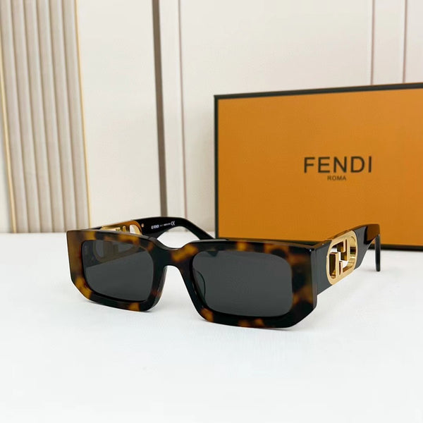Hot Square Frame Retro Gradient Shades