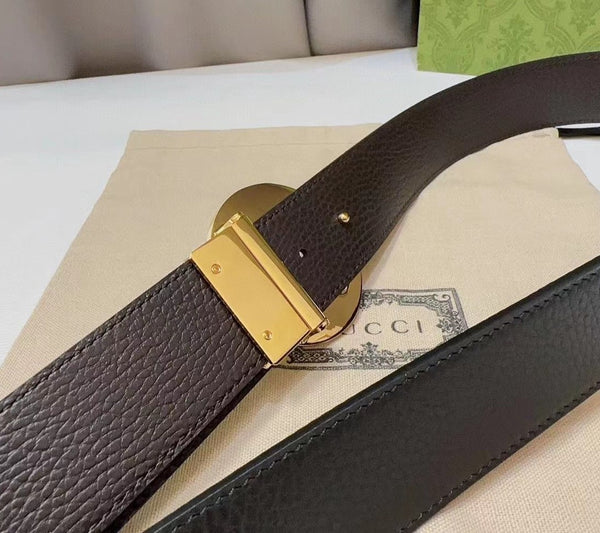 Golden Round Initial Belt