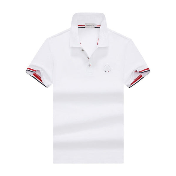 Luxury Classic Collar Logo Patch T-shirt