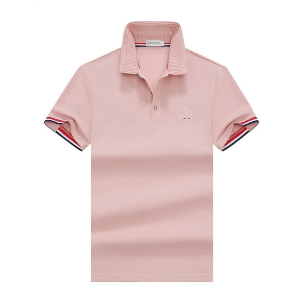 Luxury Classic Collar Logo Patch T-shirt