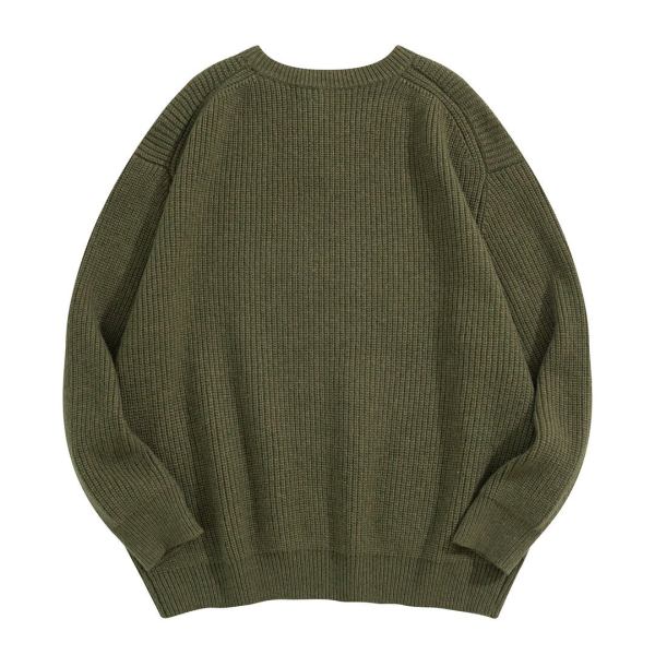 Luxury Sweatshirt in Ribbed Wool