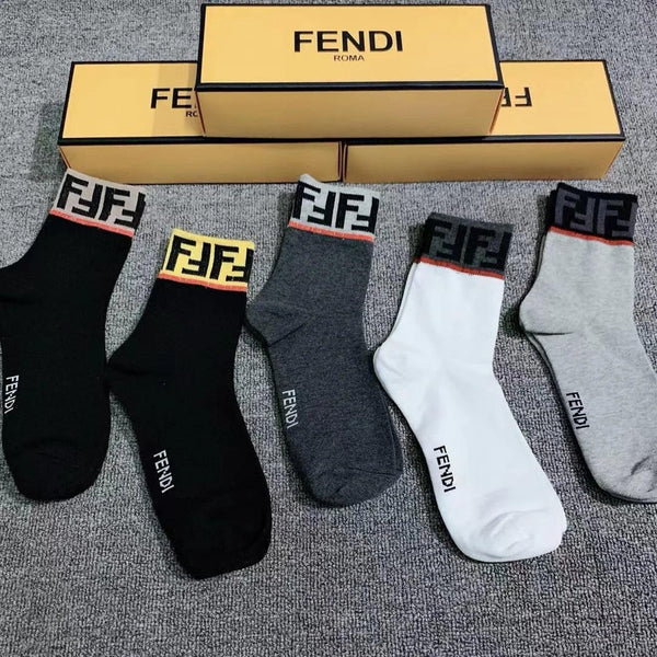 FF Initial Logo Socks Stylish Branded Socks for Everyday Wear
