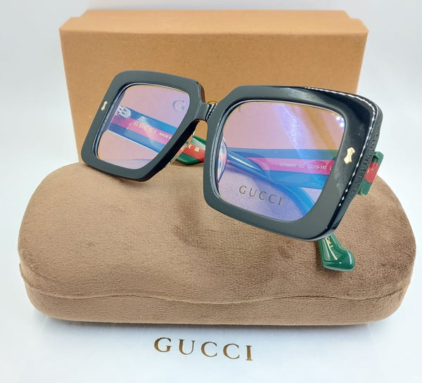 Premium Eyewear Square Oversized Frame with GG Logo