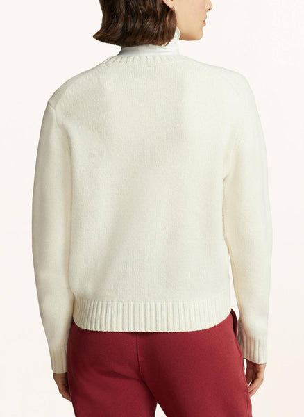 Premium Branded  Crest Logo Knit Sweater for Women