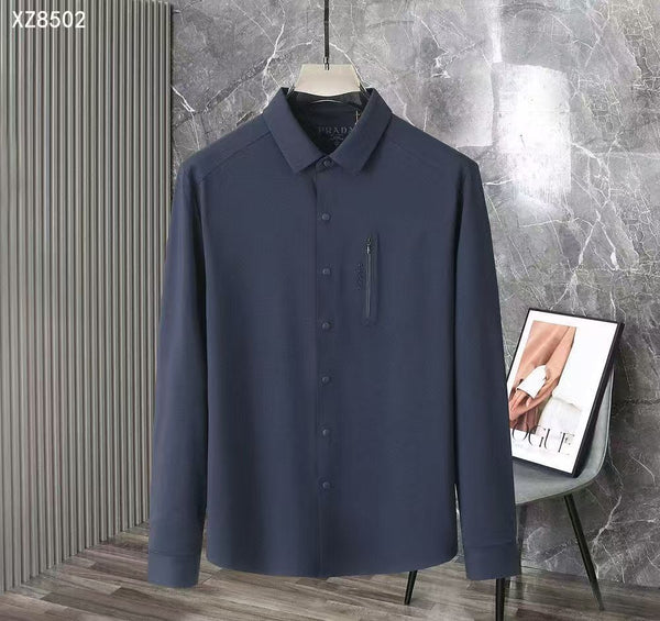 Luxury Black Designer Shirt Modern Minimalist Elegance