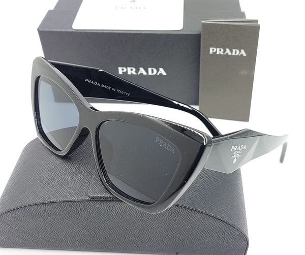 Luxel Bold Black Cat-Eye Luxe Sunglasses