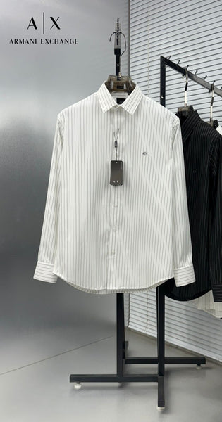 Premium Men’s Classic Striped Formal Shirt