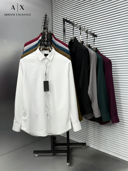 Men’s Premium Solid Formal Shirt Classic Regular Fit