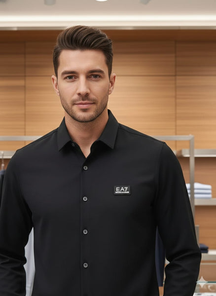 Premium Formal Full  Sleeve Shirt With Branded Logo