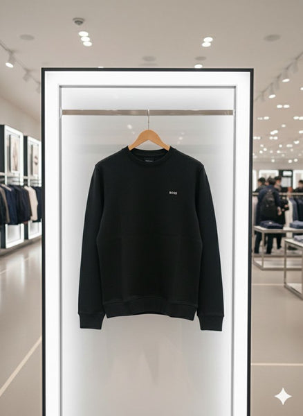 Men’s Classic Black Crew Neck T-shirt