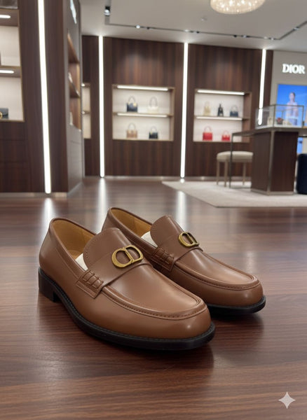 Premium Leather Men’s Loafers  Classic Luxury Slip-On Shoes